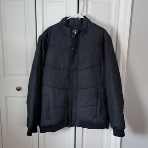 Banana Republic Navy Winter Jacket - medium quilted
